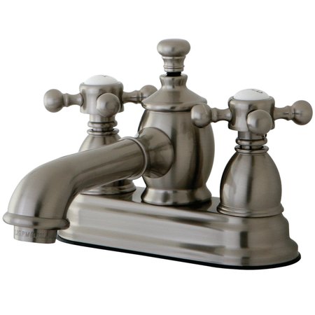 KINGSTON BRASS KS7008BX 4" Centerset Bathroom Faucet, Brushed Nickel KS7008BX